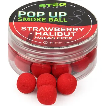 Nástraha Stég Pop Up Smoke Ball 14 mm - Strawberry-Halibut