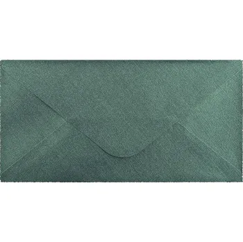 Obálka Obálka DL 112x219 mm metal.s ražbou, Zelená
