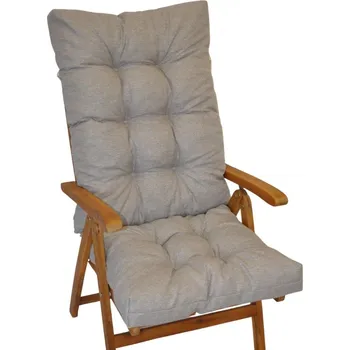 Podsedák Polstr na teakové zahradní křeslo vysoké - látka voděodolná Patio