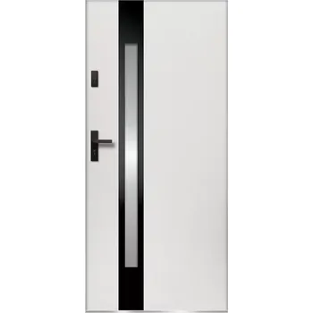 Interiérové dveře Vchodové dveře Temida S68 90L Biele