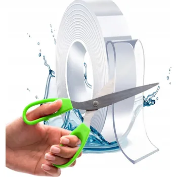 Oboustranná nano páska opakovaně použitelná silná průhledná voděodolná