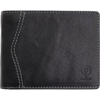 Peněženka Pánská kožená peněženka Poyem 5232 černá