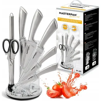 Kuchyňský nůž Sada nožů v krabici Masterpan Nože ve stojanu, 5 ks