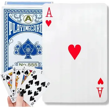 Pokerová karta Karty na hraní sada plastové potahované pokerové karty žolíkové karty 54 ks