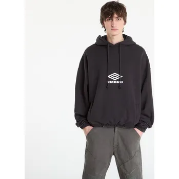 Pánská mikina Mikina Umbro by SlamJam Og Logo Mask Hoodie Washed Black L