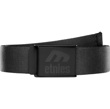 Opasek pásek Etnies Icon E - Black/Black One Size