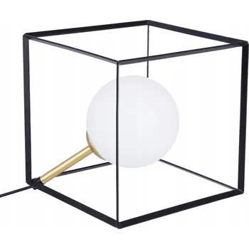 Stojací lampa STOJACÍ LAMPA WEERT 1X28W G9 20X20CM ČERNÁ, ZLATÁ