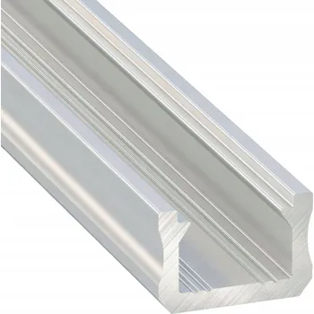 LED osvětlení LED profil Lumines Lighting šedý povrchový 2 m