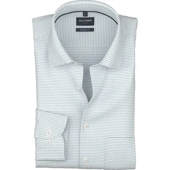 Pánská košile Olymp Luxor Modern Fit společenská košile 126214 11 Modrá 45