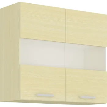 Knihovna Nábytek Pyramida, s.r.o. W80W horní vitrína dvoudveřová CHAMONIX II