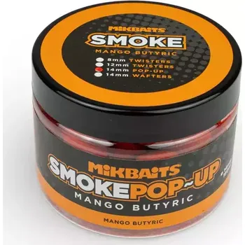 Volný čas MIKBAITS SMOKE pop-up 150ml - Mango Butyric 14mm