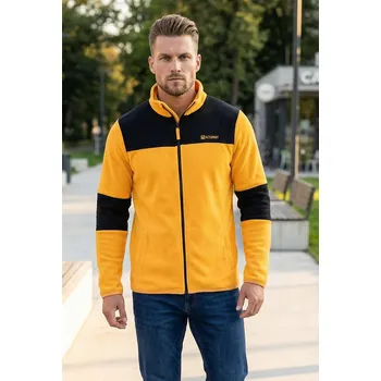 Pánská mikina Pánská fleecová mikina ALTISPORT IMUX MSWS264 ŽLUTÁ XS