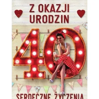 Obraz Přání k narozeninám velké 40 TDF24