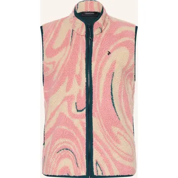Dámská vesta Peak Performance Dámská Plyšová Vesta Graphic Pile, růžová /...