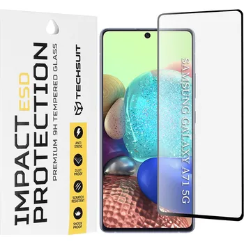 Techsuit - Tvrzené ESD sklo - Samsung Galaxy A71 5G - černé