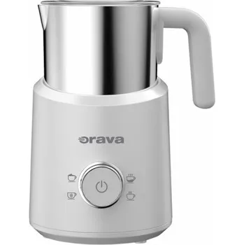 Šlehač mléka ELEKTRICKÝ NAPĚŇOVAČ A OHŘÍVAČ MLÉKA MF-402 ORAVA CAPPUCCINO LATTE