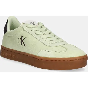 Dámské tenisky Tenisky Calvin Klein Jeans CLASSIC CUPSOLE MIX IN YW0YW01767 zelená 70X, EUR 40