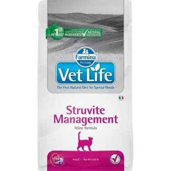 Krmivo pro kočku Vet Life Natural Feline Struvite Management Balení: 400g