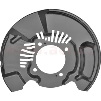 Brzdový kotouč Ochranný plech proti rozstřikování, brzdový kotouč VAN WEZEL 5487372