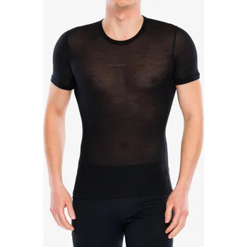 Dámské termoprádlo Termotriko Icebreaker Merino Blend 75 Cool-Lite Featherlight SS Crewe - black