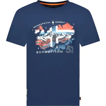 Pánské oblečení GEOGRAPHICAL NORWAY tričko pánské J-STONE MEN XL tmavě modrá