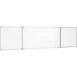 VidaXL Magnetická tabule, skládací, 160x40x1,7 cm, hliníková