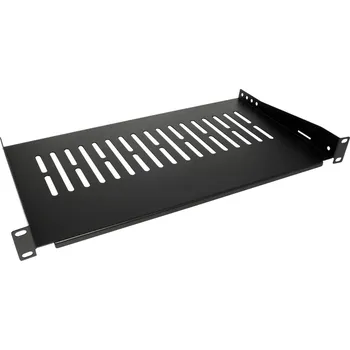 Rozvaděč Police VALUE 19'' police 1U, 250 mm, max. 10 kg, černá