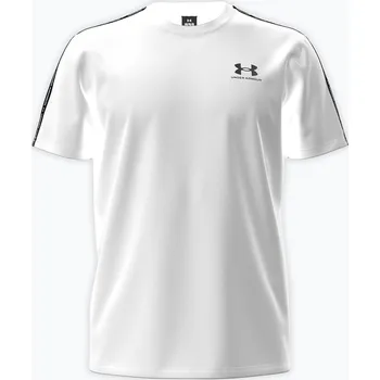 Pánské oblečení Pánské tréninkové tričko Under Armour Icon Heavyweight Tee Taping white/black