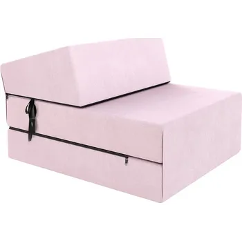 Pohovka Skládací matrace a pohovka SUZI TRINITY 71 cm pudrově růžová