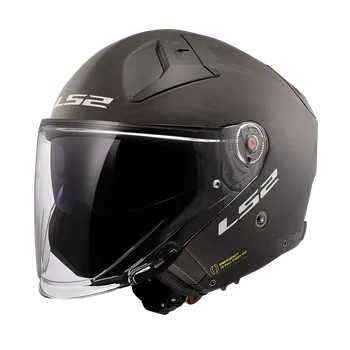 Helma na motorku Otevřená helma LS2 OF603 INFINITY II MATT CARBON-06 L