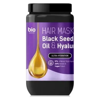 Barva na vlasy BIO NATURELL: Maska na vlasy „Olej z černého kmínu a kys. hyaluronová“ 946ml K1036