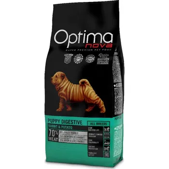 Krmivo pro psa OPTIMANOVA Puppy Digestive Rabbit & Potato - suché krmivo pro psy - 2kg
