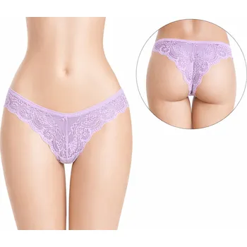 Dámské spodní prádlo Jadea - Krajkové brazilky 1628 - růžová - confetto/S