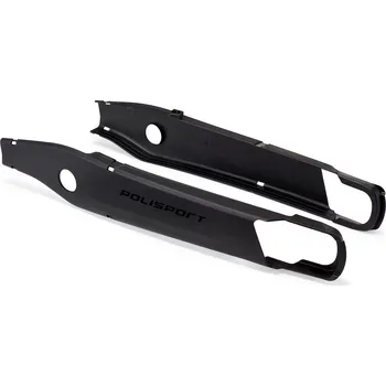 Tlumič řízení POLISPORT kryt kyvné vidlice EVO (komplet) STARK VARG 23-26 barva černá (POLISPORT kryt kyvné vidlice EVO (komplet) STARK VARG 23-26 barva černá)