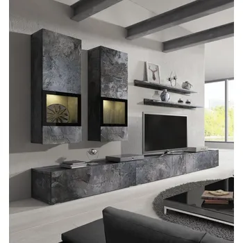 Obývací stěna Originální obývací stěna BRYCE, schiefer