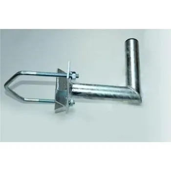 Anténní držák WFmetal Držák antény na stožár do průměru 150mm s vinklem, žárový zinek, délka 20cm K20V150Z