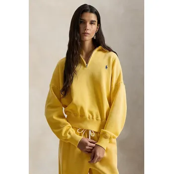 Dámské oblečení Mikina Polo Ralph Lauren 211B18685 žlutá 17X, vel. M