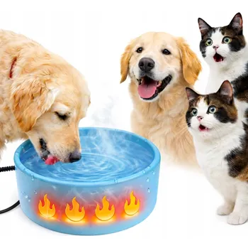 Miska pro psa VYHŘÍVANÁ MISKA PRO PSA S TERMOSTATEM Miska na vodu pro psy, kočky a