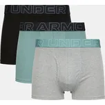 Pánské boxerky UNDER ARMOUR M UA PERF COTTON 3IN - 3PK JASPER BLUE 4XL