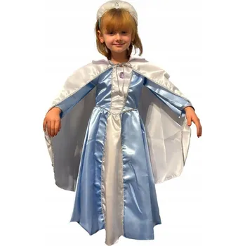 Karnevalový kostým KOSTÝM OUTFIT ŠATY SNĚHOVÉ KRÁLOVNY 122/128 ELIZA