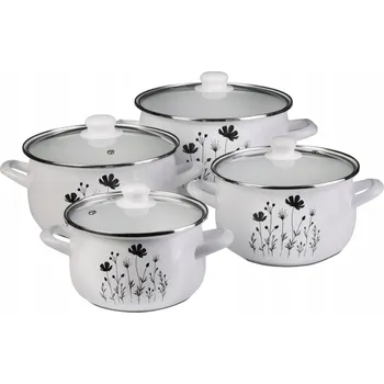 Hrnec Sada hrnců smalt 8d LOUKA DOMIK vč. indukce