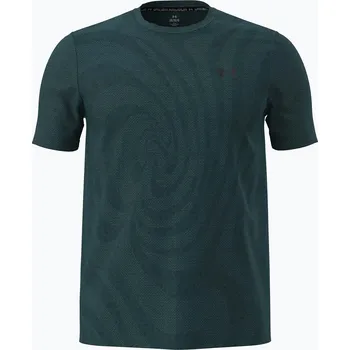 Pánské oblečení Pánské tréninkové tričko Under Armour Vanish Seamless Novelty rack green/black