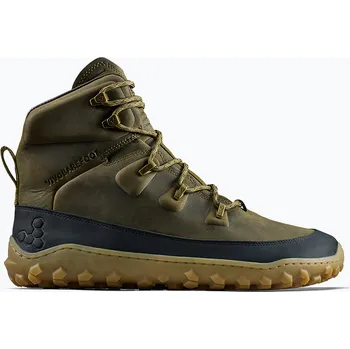 Pánská sportovní obuv Pánské barefoot boty Vivobarefoot Tracker Leather dark olive