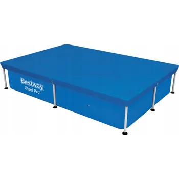 Bazén Kryt na bazén 224x154cm pro rámové bazény Steel Pro 221x150x43cm BESTWAY