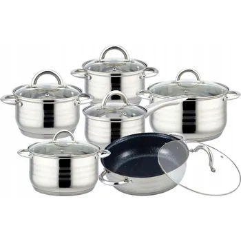 Hrnec Sada hrnců Edenberg nerezová ocel 12 ks.