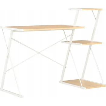 Psací stůl Obdélníkový psací stůl VidaXL 50 x 116 x 93 cm bílý