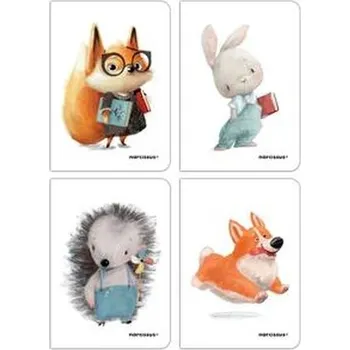 Set školních potřeb Zeszyt Fun A4 krata 60 kartek Cotton