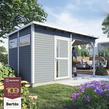 Zahradní domek Zahradní domek Bertilo Pentus 2 včetně podlahy a šikmé střechy 449x234 cm svět