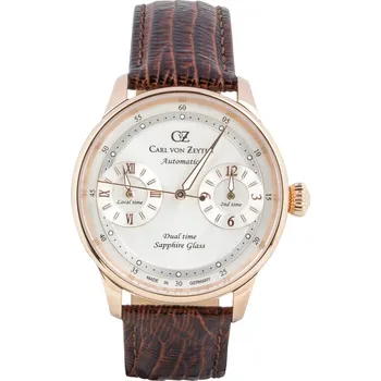 Hodinky Carl von Zeyten CVZ0086RWHS Schönmünzach Automatic GMT Limited Edition 43mm 3ATM