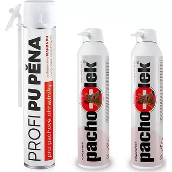 Pacho-lek Sada pachových ohradníků proti srnkám pěna + 2x koncentrát 1,25 l